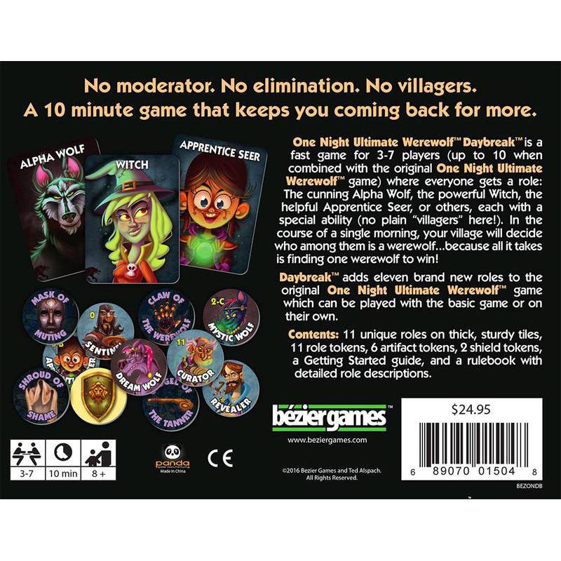 One Night: Ultimate Werewolf - Daybreak (stand alone or expansion)