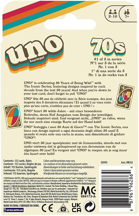 UNO: Iconic 1970's