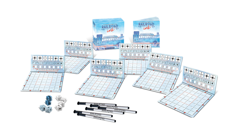 Railroad Ink: Deep Blue Edition