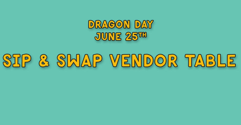 Sip & Swap Vendor Table