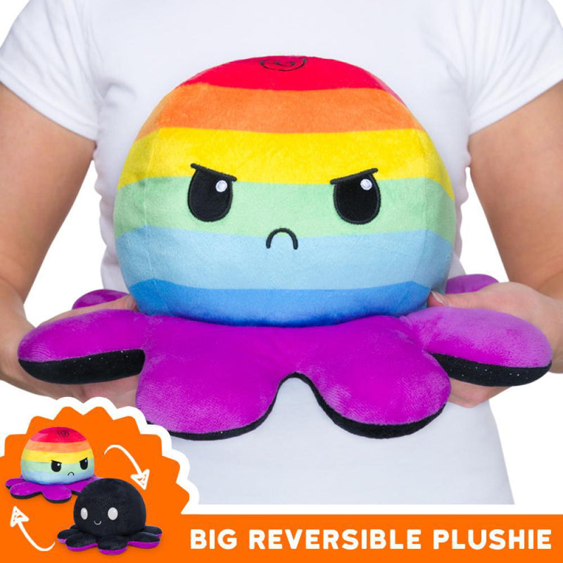 Teeturtle Reversible Plushies - BIG Octopus [Choose A Color]