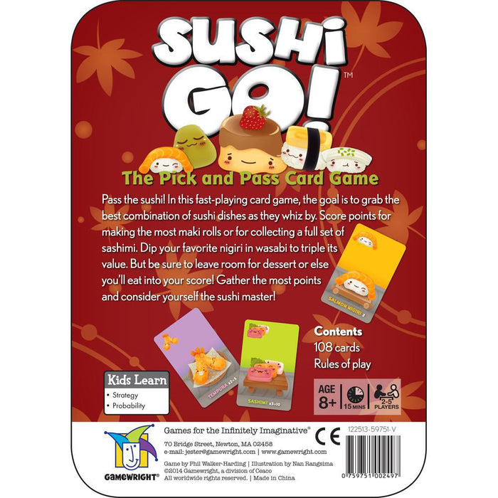 Sushi Go! - The Pick and Pass Card Game