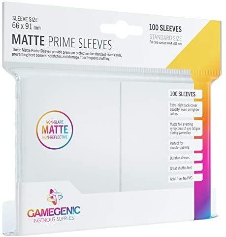 Gamegenic - Matte Prime Sleeves 100qty [Choose Color]