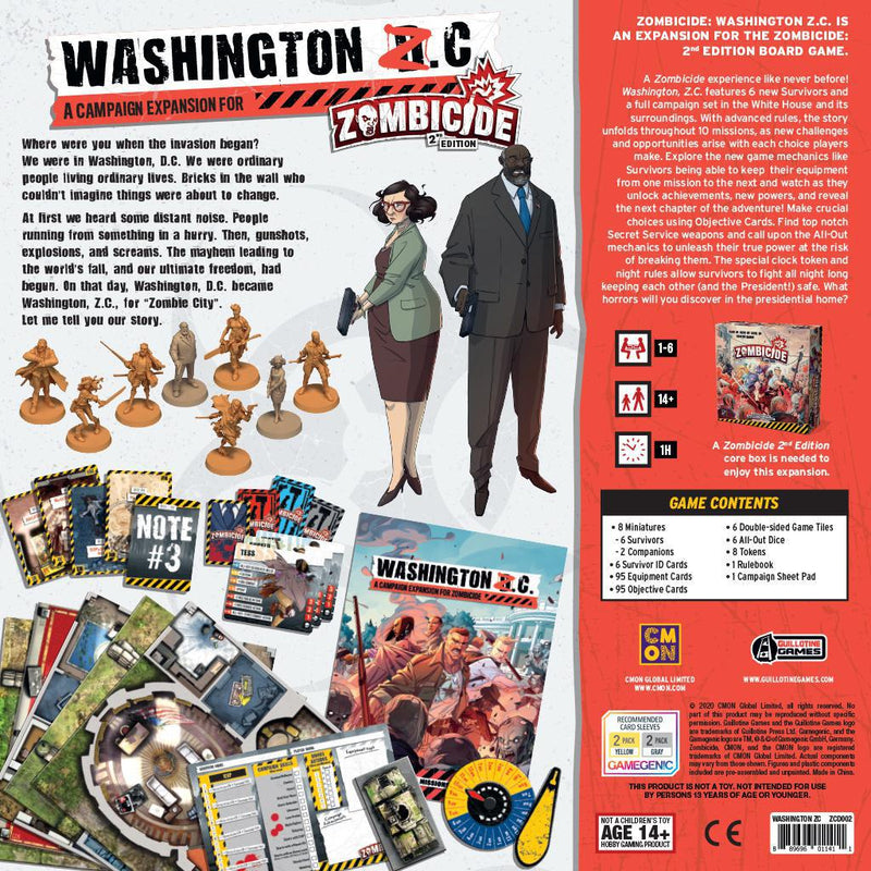 Zombicide Second Edition: Washington Z.C. Campaign Exapansion