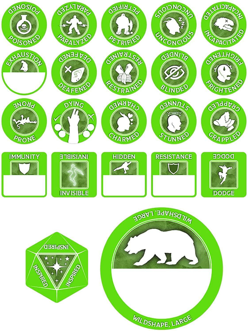 Dungeons & Dragons: Druid token set