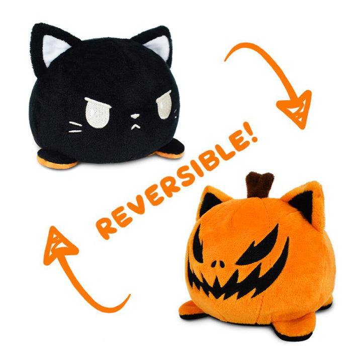 Teeturtle Reversible Plushies - Cat And Skeleton [Choose A Color]