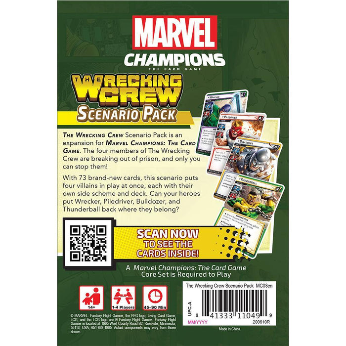 Marvel Champions: The Card Game: The Wrecking Crew Scenario Pack