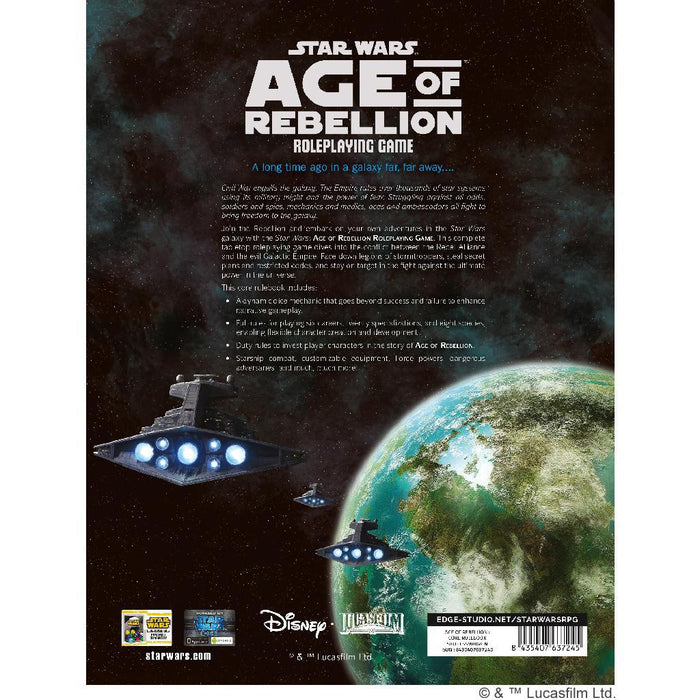 Star Wars RPG Age Of Rebellion: Core Rulebook