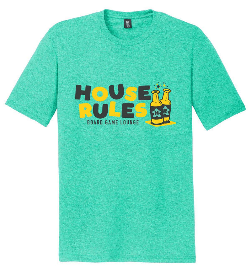 House Rules - T-Shirt Aqua Heather [Choose A Size]