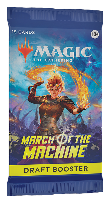 Magic: The Gathering March of the Machine Draft Booster | 15 Magic Cards