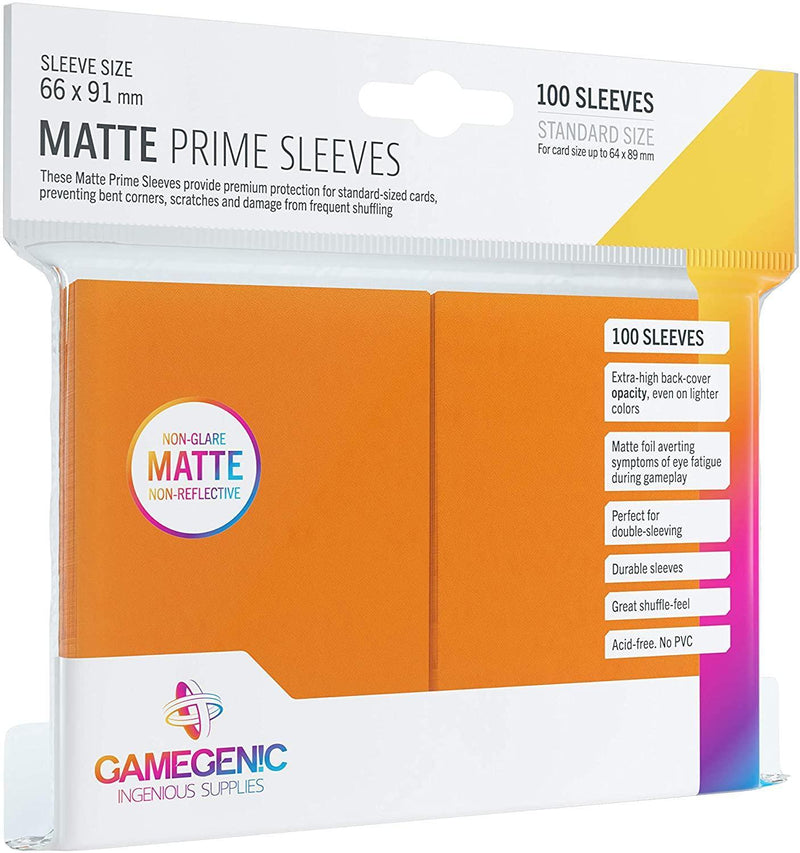 Gamegenic - Matte Prime Sleeves 100qty [Choose Color]