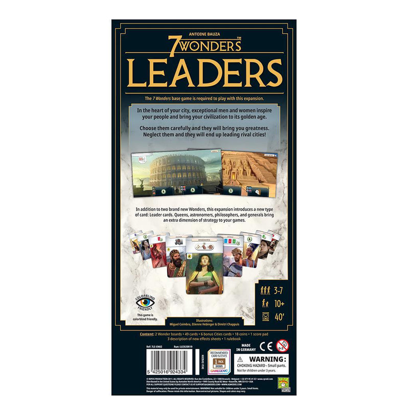 7 Wonders: Leaders Expansion (New Edition)