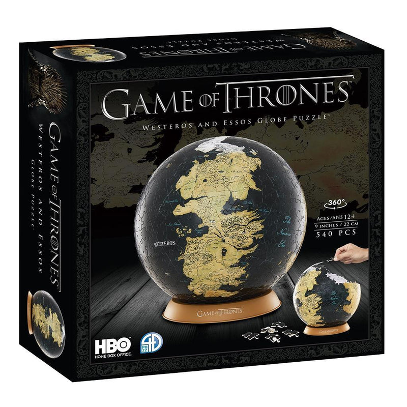 Game Of Thrones: Westeros And Essos Globe Puzzle