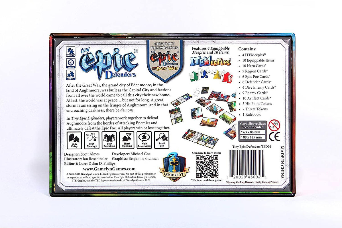 Tiny Epic Defenders Second Edition