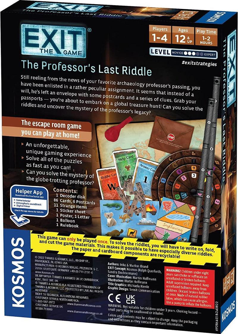 EXIT: The Professor's Last Riddle