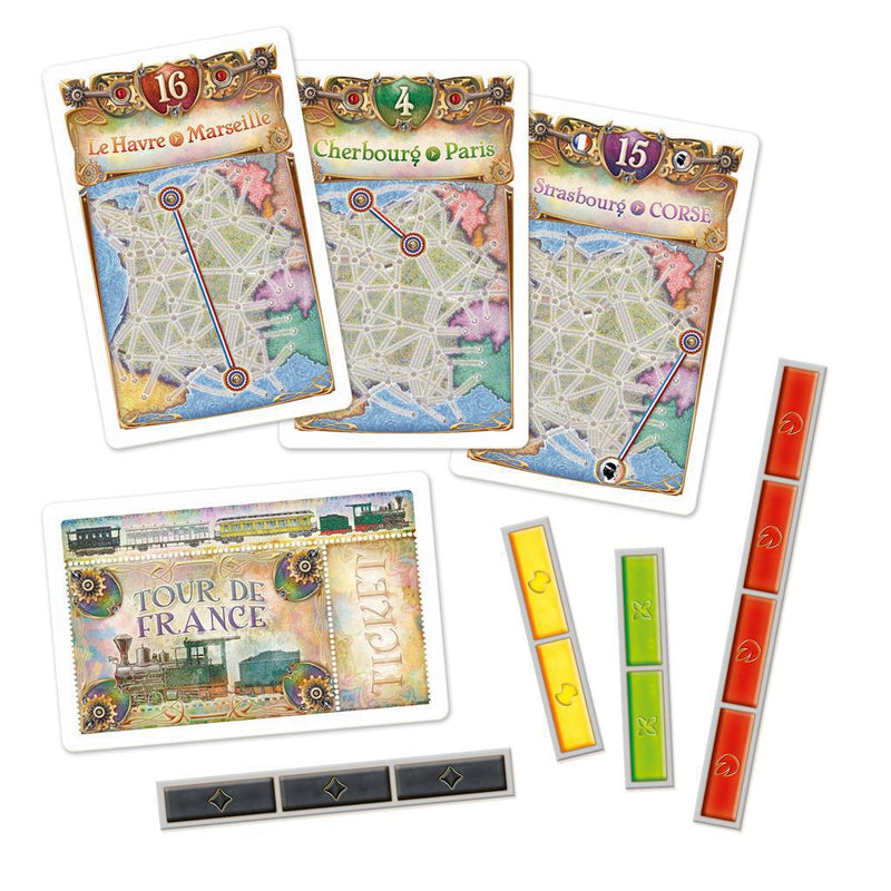Ticket To Ride: France and Old West Map 6