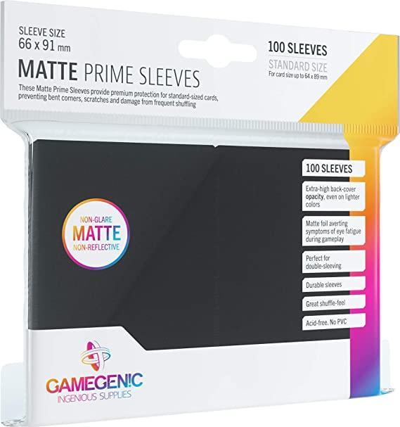Gamegenic - Matte Prime Sleeves 100qty [Choose Color]