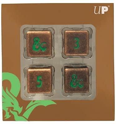 Heavy Metal - Dungeons & Dragons D6 Dice Set (4 Dice) [Choose A Color]