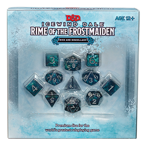 Dungeons & Dragons: Icewind Dale Rime Of The Frostmaiden Dice And Miscellany