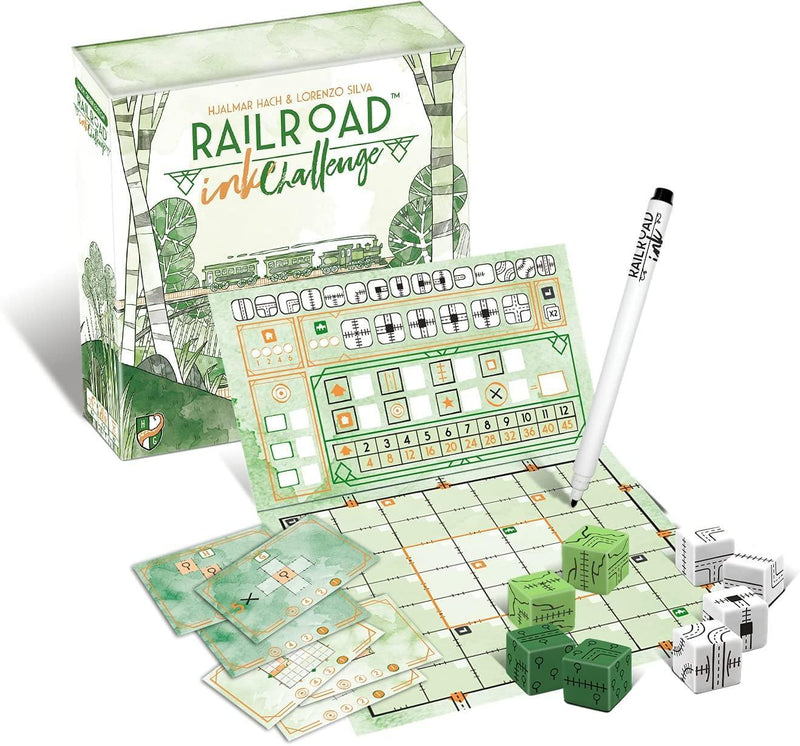 Railroad Ink Challenge: Lush Green Edition
