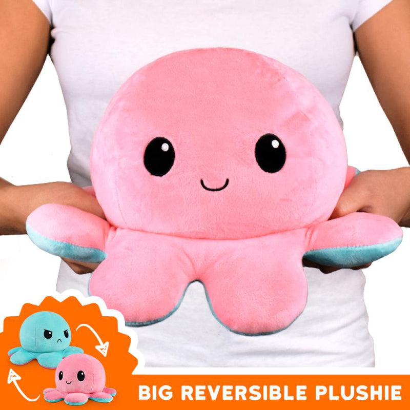 Teeturtle Reversible Plushies - BIG Octopus [Choose A Color]
