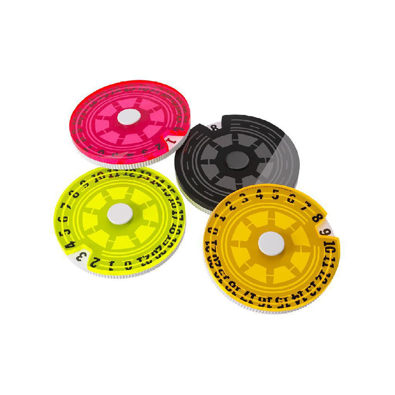 Gamegenic: Single Dial Life Counters - 4 Pack