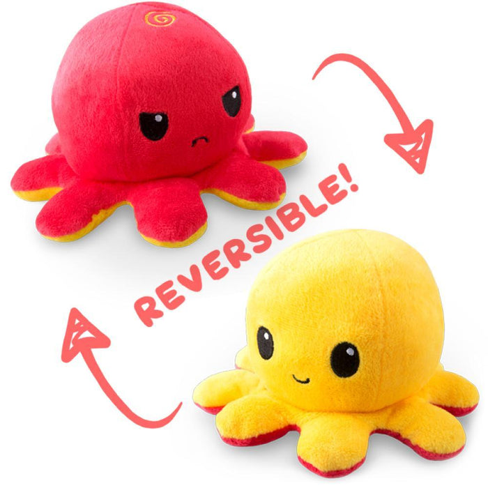 Teeturtle Reversible Plushies - Octopus [Choose A Color]