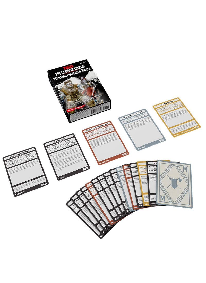 Dungeons & Dragons: Spellbook Cards - Martial Powers & Races