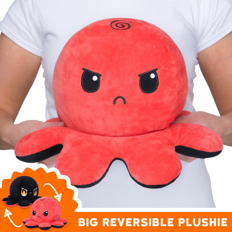 Teeturtle Reversible Plushies - BIG Octopus [Choose A Color]