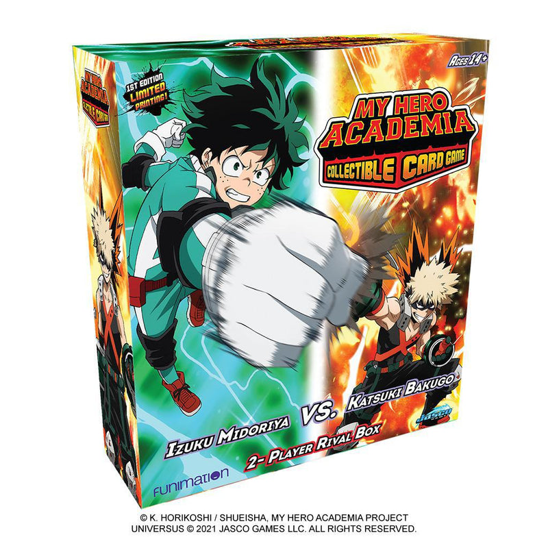 My Hero Academia CCG: Izuku Midoriya Vs. Katsuki Bakugo 2-Player Rival Deck