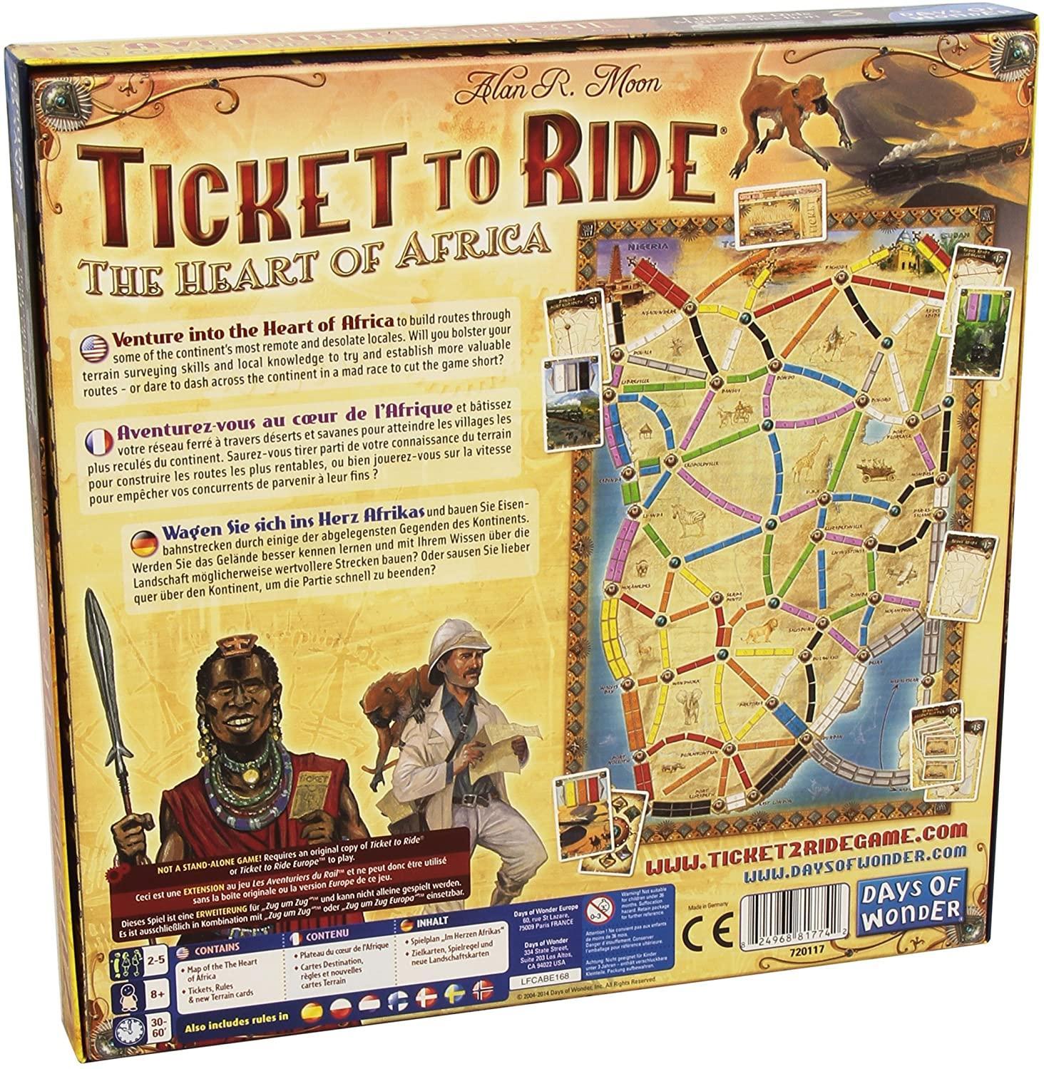 Ticket to Ride: The Heart of Africa
