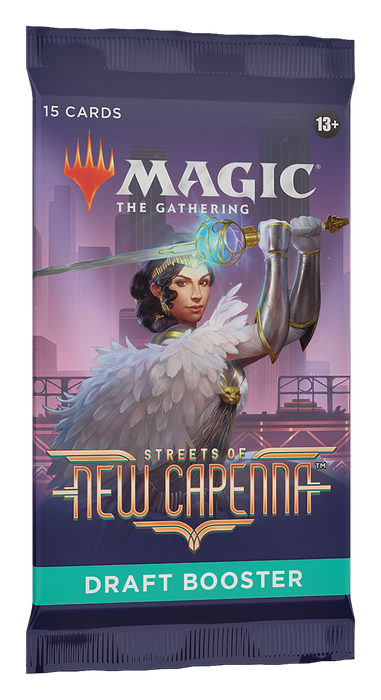 Magic: The Gathering Streets of New Capenna Draft Booster Pack | 15 Magic Cards