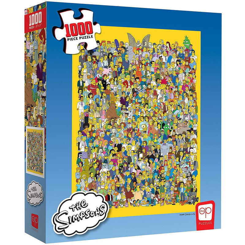 The Simpsons "Cast Of Thousands" 1000 Piece Puzzle