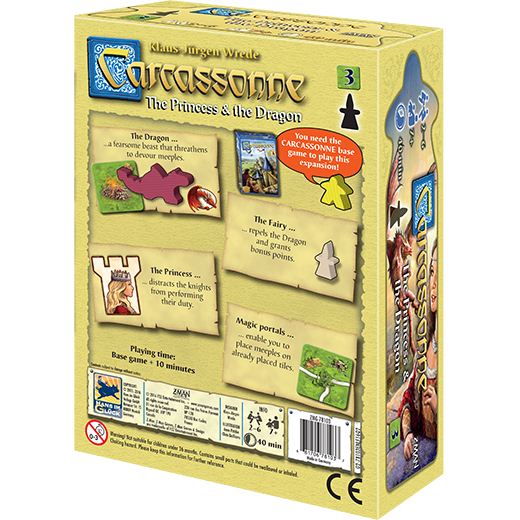 Carcassonne Expansion 3: The Princess & The Dragon