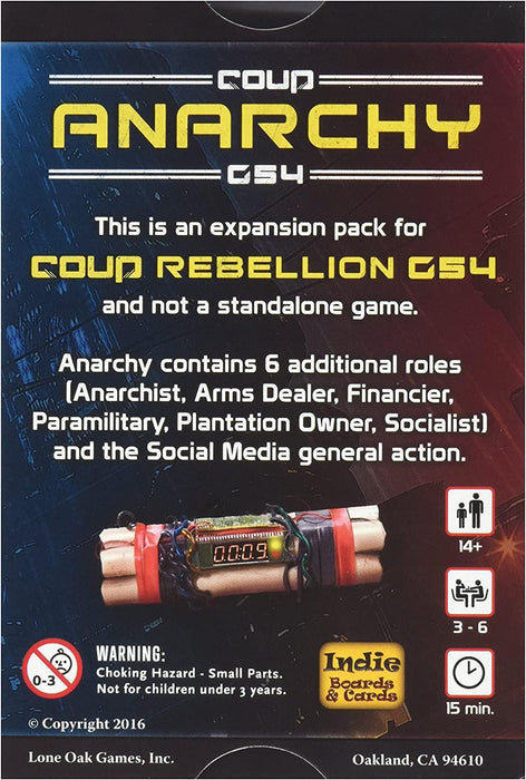 Coup: Rebellion G54: Anarchy Expansion