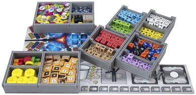 Folded Space Board Game Insert: Roll for the Galaxy