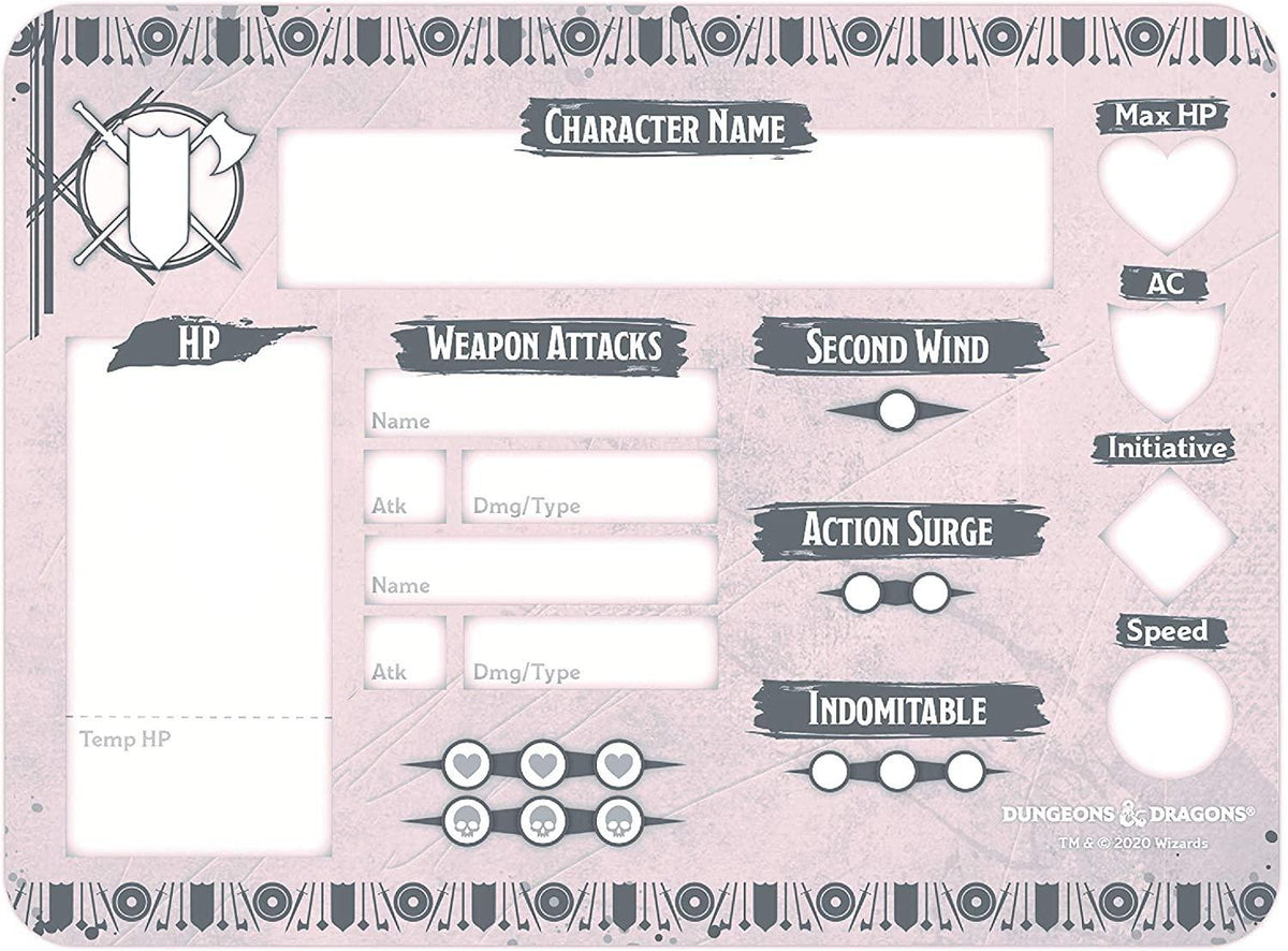 Dungeons & Dragons: Fighter Token Set