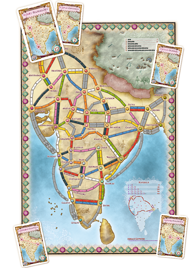 Ticket to Ride: India Map Collection 2