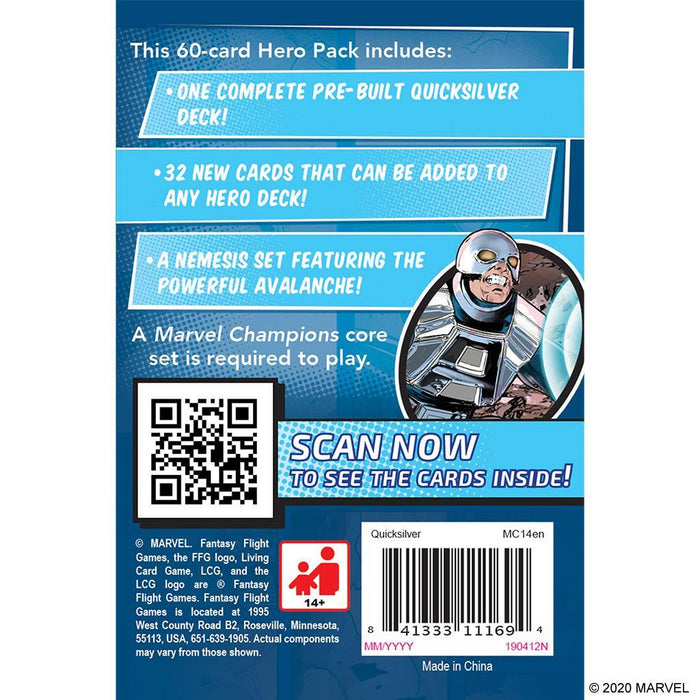 Marvel Champions: The Card Game: Quicksilver Hero Pack