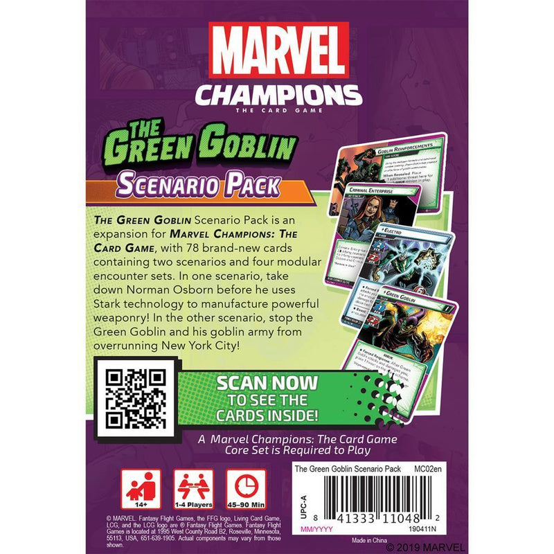 Marvel Champions: The Card Game: The Green Goblin Scenario Pack