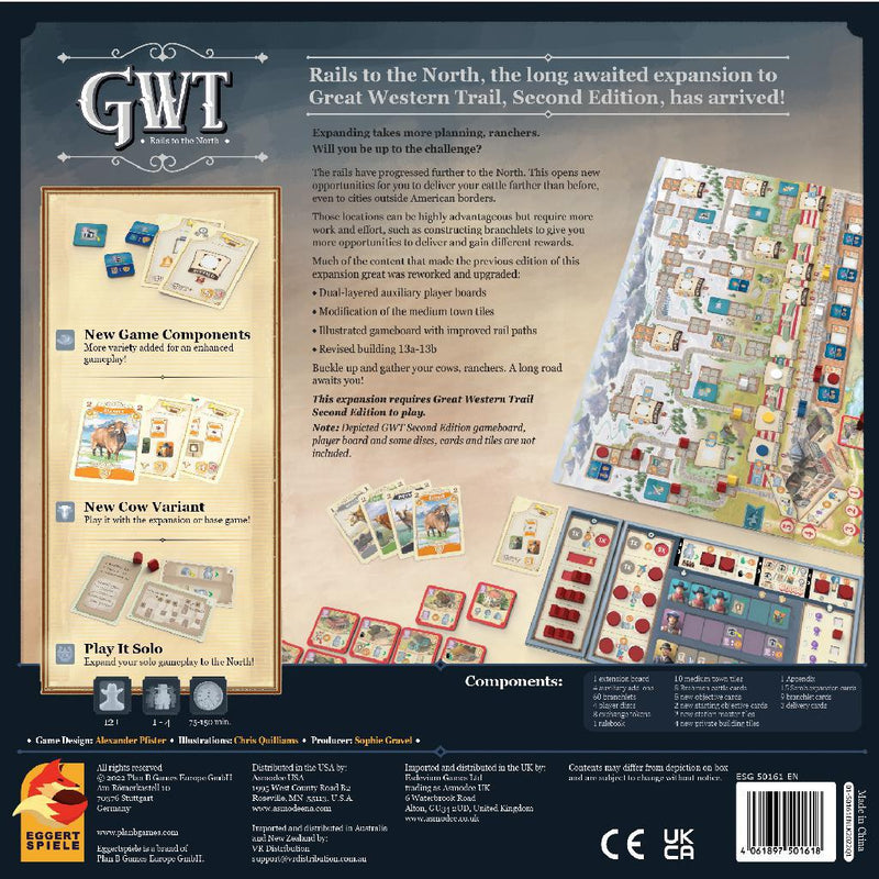 Great Western Trail Second Edition: Rails To The North Expansion
