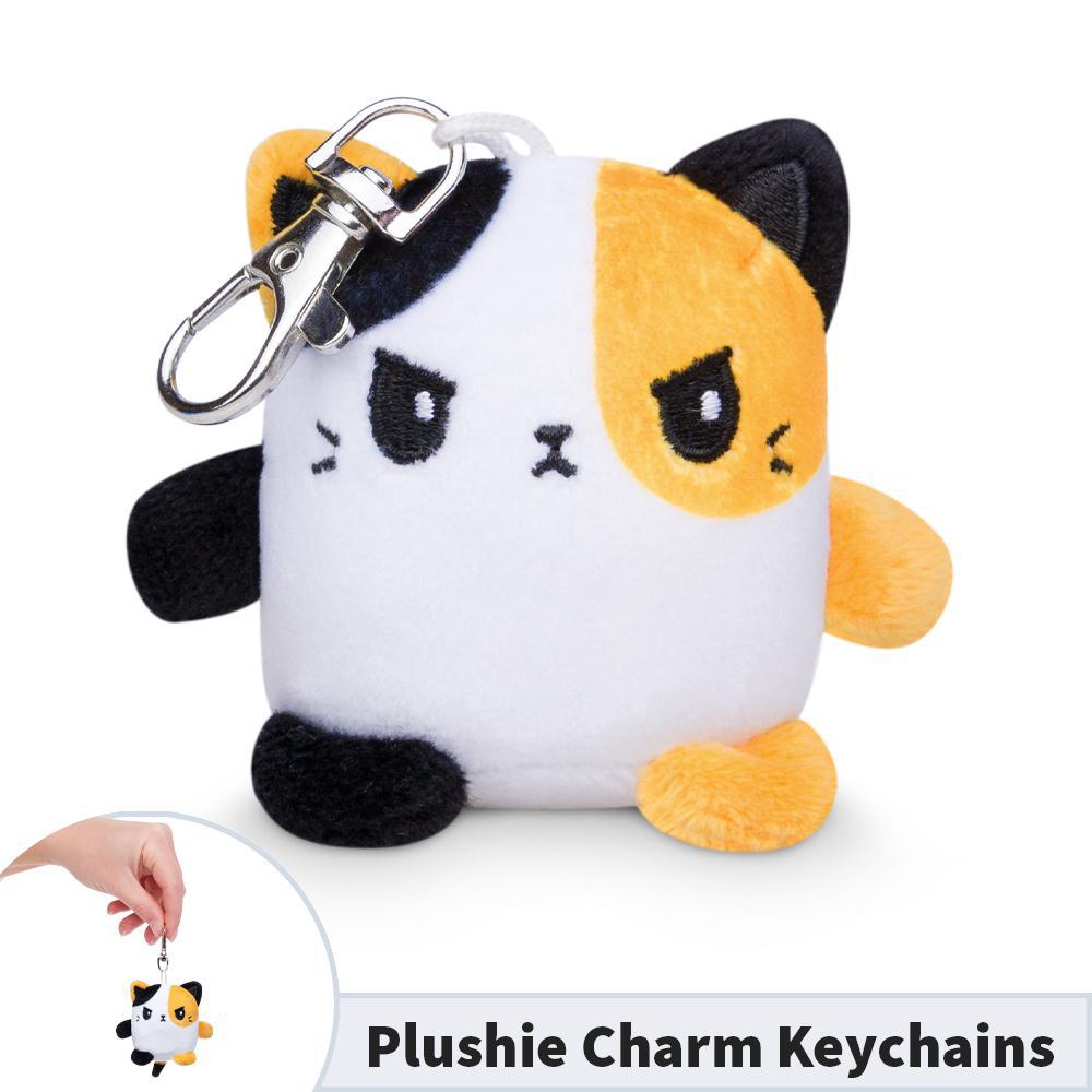 Teeturle - Plushie Charm Keychain: Angry Calico Cat