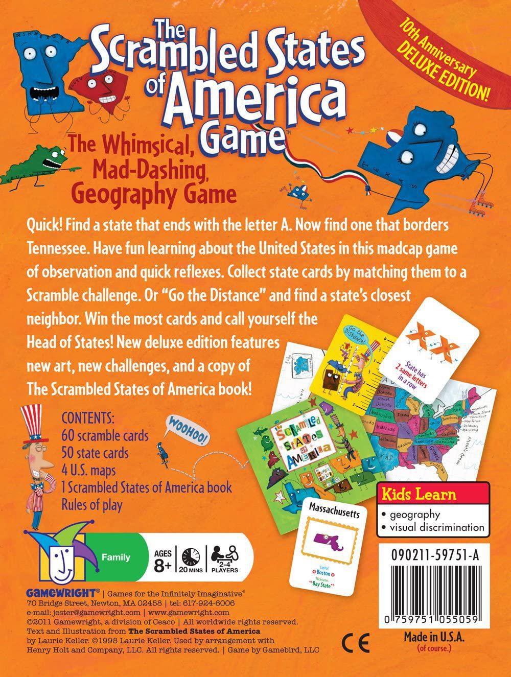 The Scrambled States of America Game - Deluxe Edition
