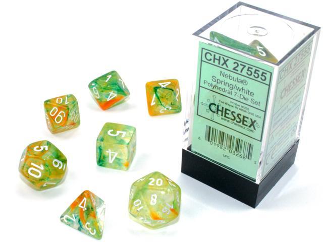 Chessex - Nebula Polyhedral 7-Die Set [Choose Color]