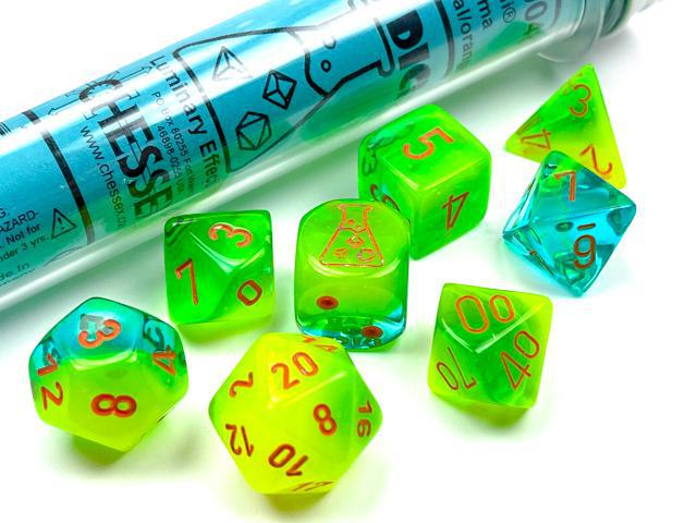 Chessex - Lab Dice Gemini 7-Die Set [Choose Color]