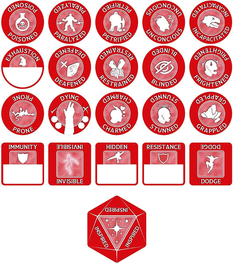 Dungeons & Dragons: Sorcerer Token Set