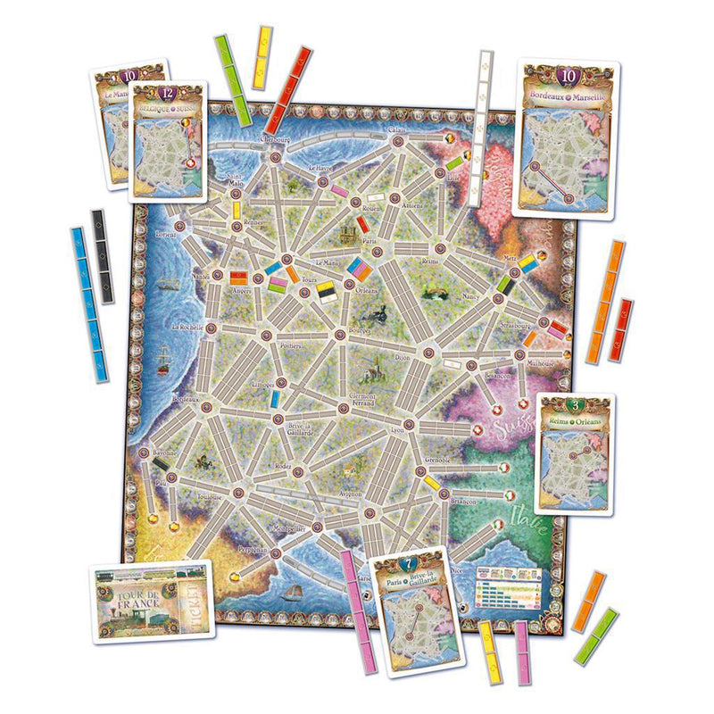Ticket To Ride: France and Old West Map 6