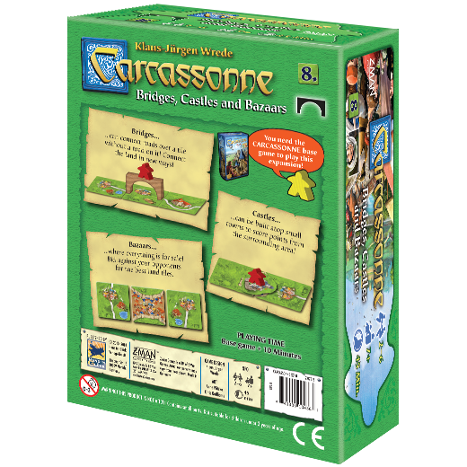 Carcassonne Expansion 8: Bridges, Castles & Bazaars