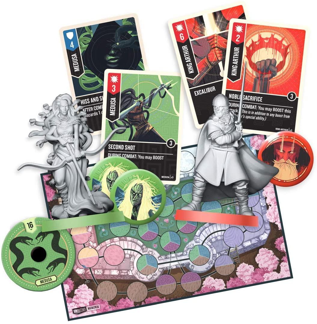 Unmatched: Battle of Legends Vol. 1 - King Arthur, Alice, Medusa, Sinbad