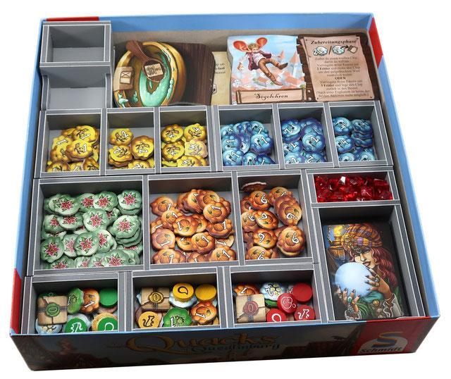 Folded Space Board Game Insert: Quacks of Quedlinburg and Expansions